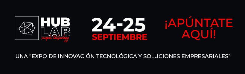 Banner promocional del evento Hub Lab de Korporatech