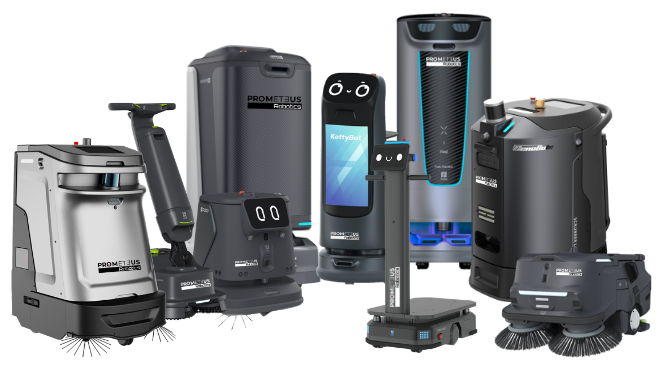 Familia de robots colaborativos Prometeus Robotics